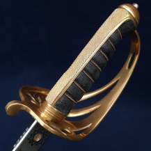 British 1892 Pattern Royal Army Medical Corps Officers Sword of Lt Col Richard George Hanley 13